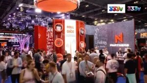Suasana booth N1 Partners yang artistik di pameran iGB L!VE