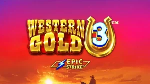 Pemandangan gurun Wild West yang ikonik di Western Gold 3